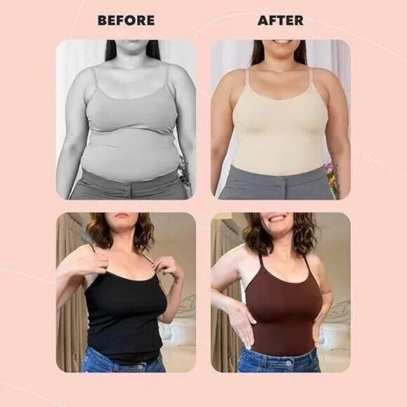 SHAPERMINT NIP $40 All Day Every Day Scoop Neck Cami - Picture 5 of 8